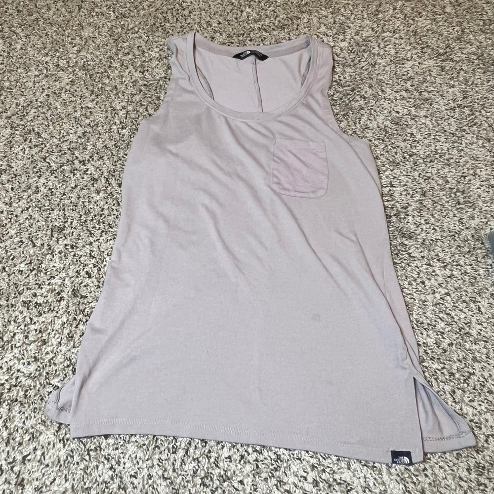 The North Face Tank Top Pocket Slit Hem Casual Activewear Top S